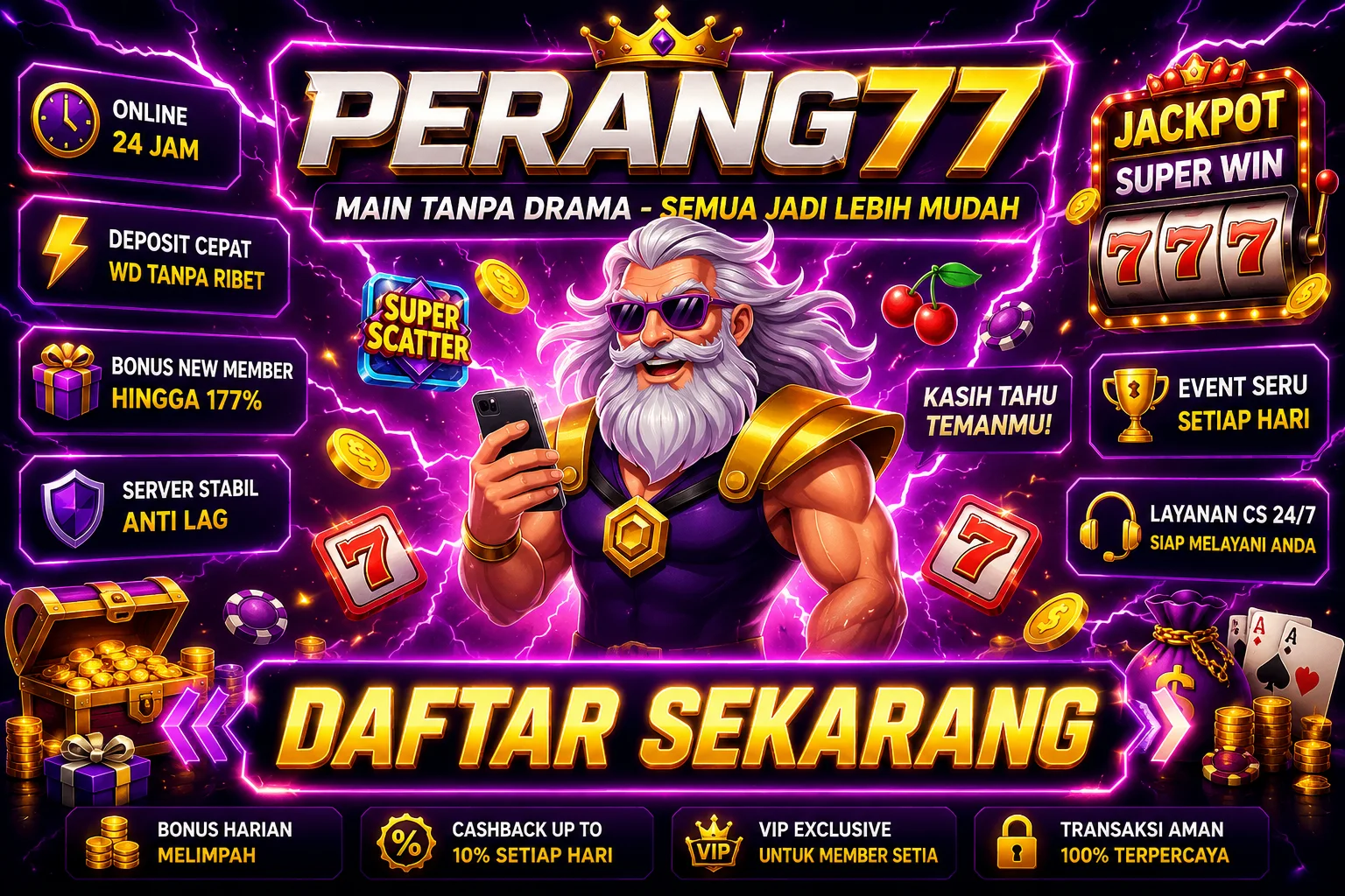Galeri foto Perang77 – Kompetisi Antar Pemain Dengan Sistem Ranking Terbaru di Jakarta